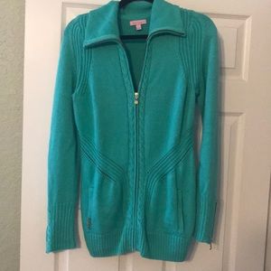 Lilly Pulitzer Zip front sweater